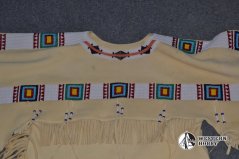 Indiánské šaty kožené Cheyenne