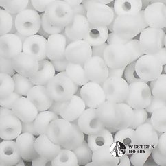 Korálky bílé - rokajl 50g