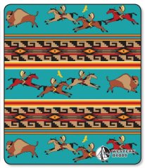 Indiánská deka - dvojlůžko