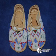 Vinnetou mokasíny celovyšívané