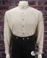 Old style košile Gambler white