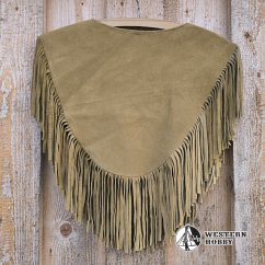 Kožený dámský přehoz