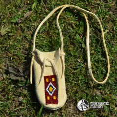 Kožená taštička na krk