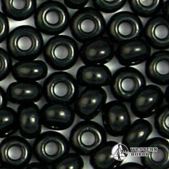 Černé korálky - 50ks