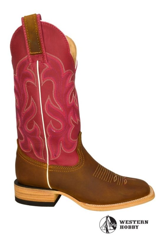 Westernové boty dámské "Fuchsia"