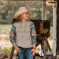 Dámská hoodie Ligh Gray Pastel