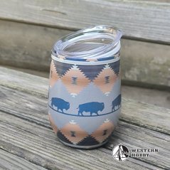 Termohrnek s víčkem - bizon