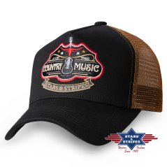 Kšiltovka Country Music black