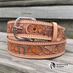 Westernový opasek Horses