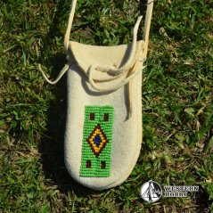 Kožená taštička na krk