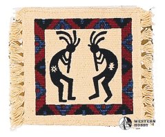 Prostírání pod hrneček- Kokopelli