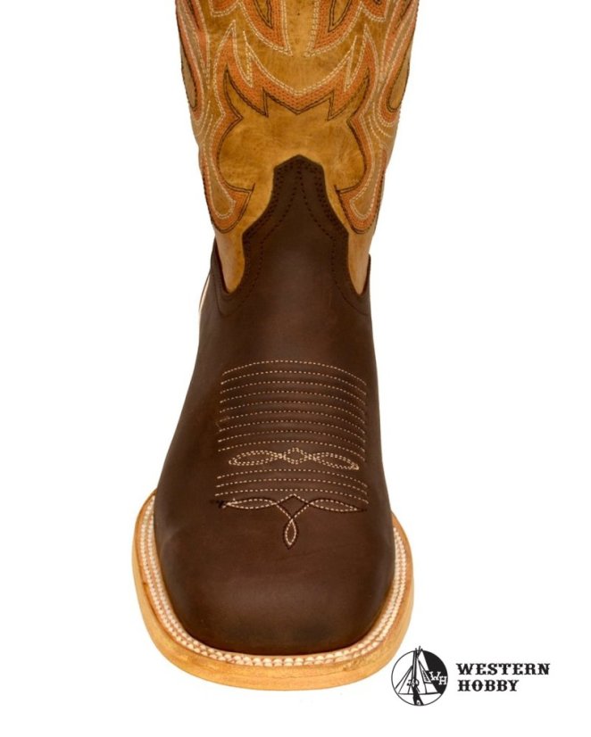 Westernové boty dámské "Beige"