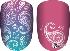 Nálepky na nehty Paisley Pastels