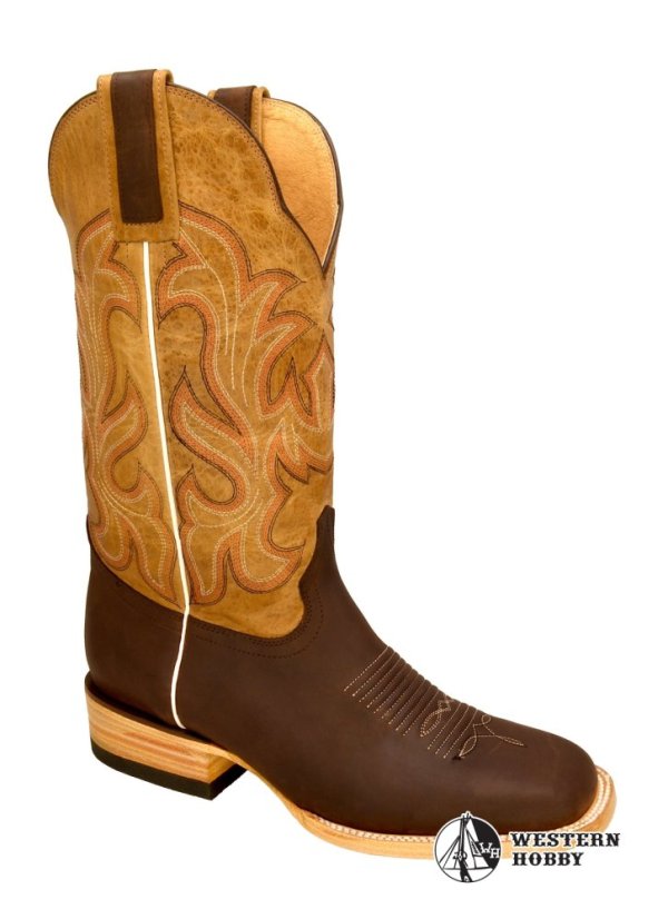 Westernové boty dámské "Beige"