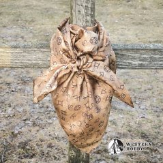 Hedvábný šátek Gold Brands