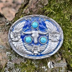 Westernová spona Blue