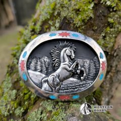 Spona s motivem koně