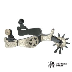 Westernové ostruhy "Jingle Bob Spur" zdobené