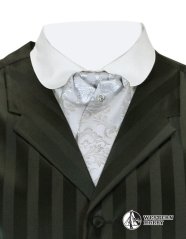 Pánská old style kravata silver