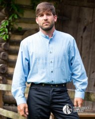 Old style košile Gambler blue