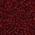 Korálky červené transparentní - rokajl 50g