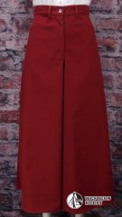 Kalhotová sukně dámská vínová