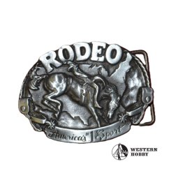 Spona s rodeo motivem