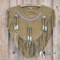 Kožený dámský přehoz