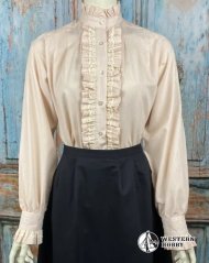 Dámská old style halenka Ruffle pink