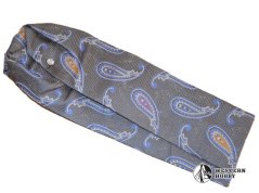 Pánská old style kravata paisley blue