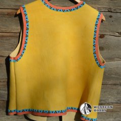 Vesta jen lehce vyšívaná