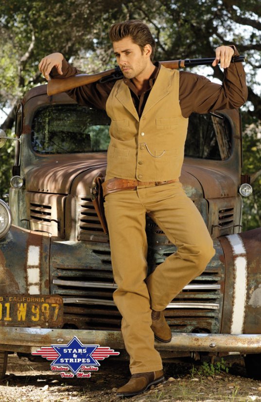 Pánská old style vesta Bailey