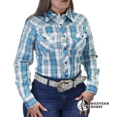 Dámská košile Caro blue