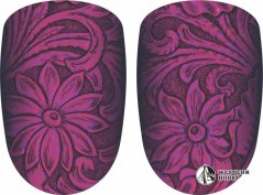 Nálepky na nehty Saddle Up Purple