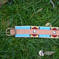 Indiánský vyšívaný opasek