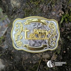 Spona na opasek "Praying cowboy"