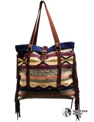 Dámská taška Monterrey dark s třásněmi