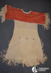 Kožené indiánské šaty