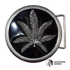 Spona s motivem Cannabis