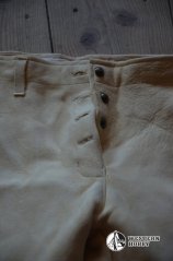 Traperské kožené kalhoty s třásněmi