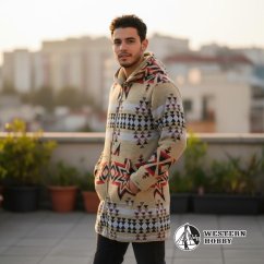 Unisex kabát Aztec beige