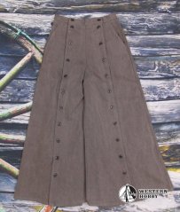 Dámská kalhotová sukně šedá