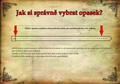 Indiánský vyšívaný opasek