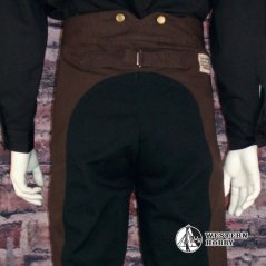 Kalhoty Saddle Seat brown/black