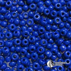 Modré korálky - 50ks