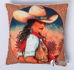 Polštář - cowgirl