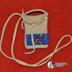 Kožená taštička na krk