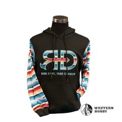 Dámská hoodie Black Pastel Serape