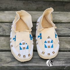 Mokasíny s výšivkou