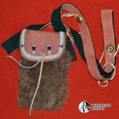 Lovecká taška z bizoní kůže